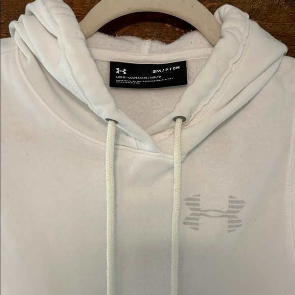 Under Armour White Sleeveless Hoodie - Picture 2 of 7